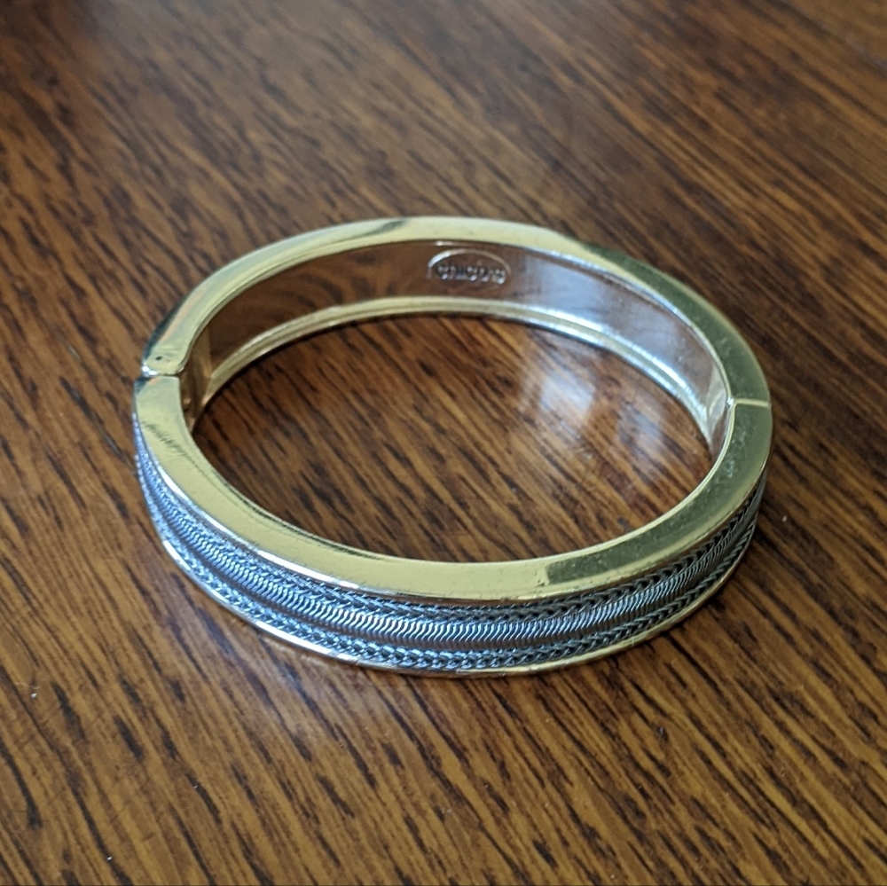 Chico's Goldtone-Silvertone Bangle